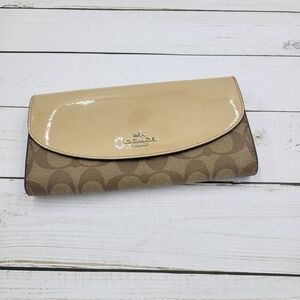 Coach Tan and‎ Brown Women's Clutch
